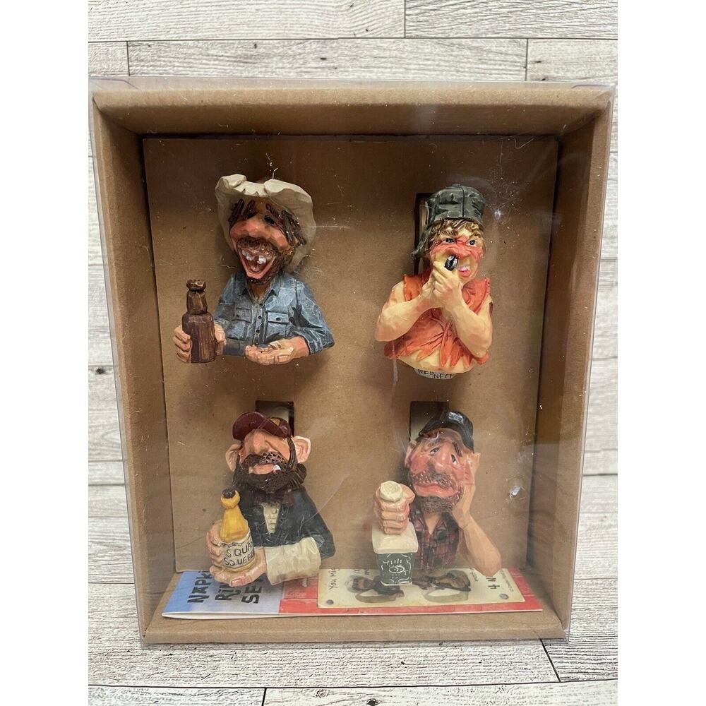 Jeff Foxworthy Napkin Rings Set Holders You Might Be A Redneck If Country Comedy